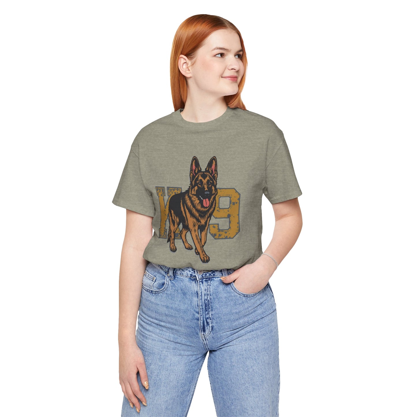 K9 Dog Lover German Shepherd Tee, Pet Owner Gift, Unisex Jersey Shirt