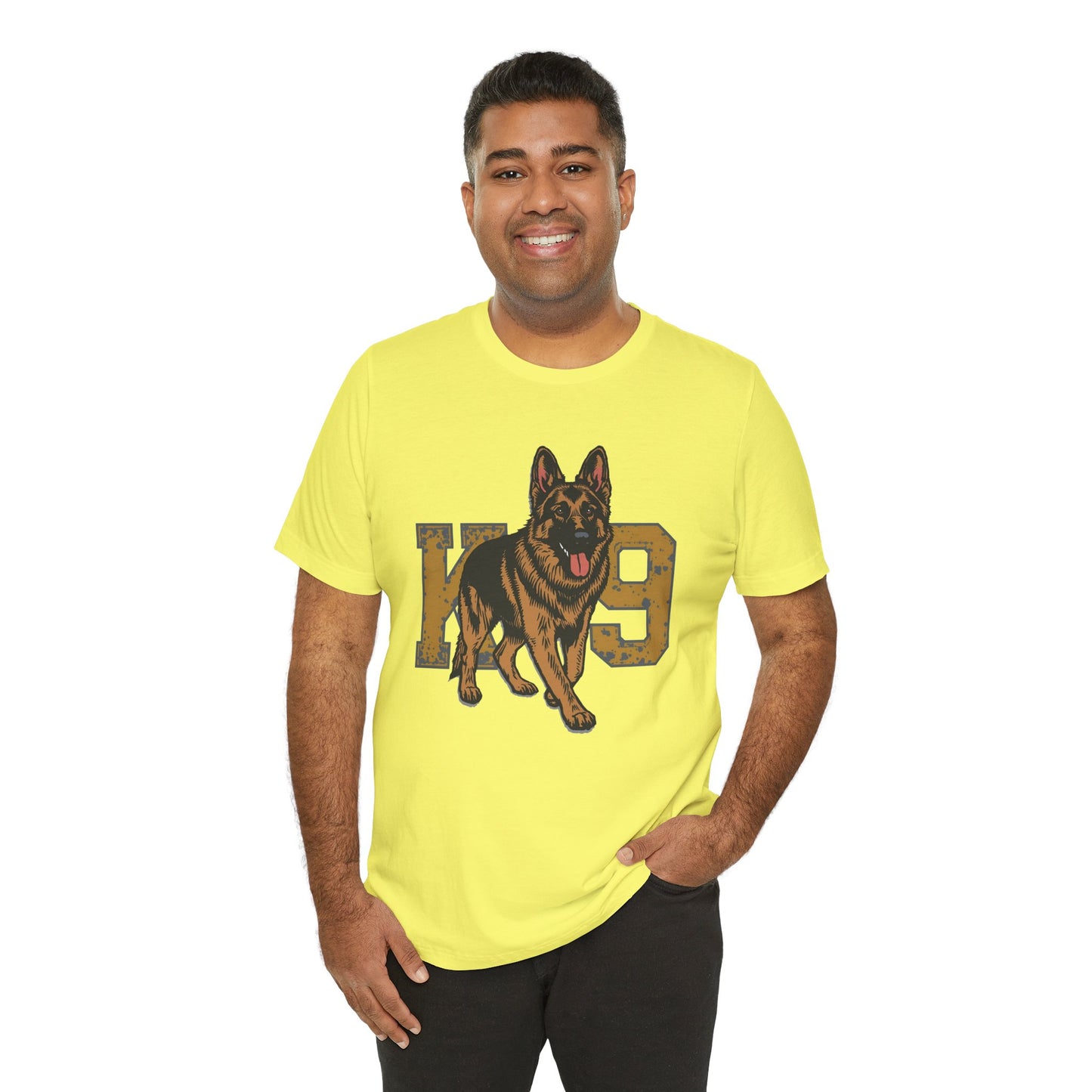 K9 Dog Lover German Shepherd Tee, Pet Owner Gift, Unisex Jersey Shirt