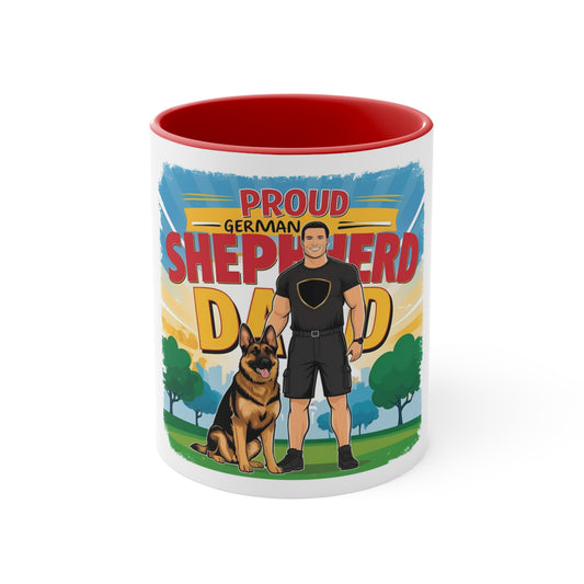 Proud German Shepherd Dad Mug, Pet Lover Gift, Dog Dad Coffee Cup, Father's Day Present, Dog Owner Mug