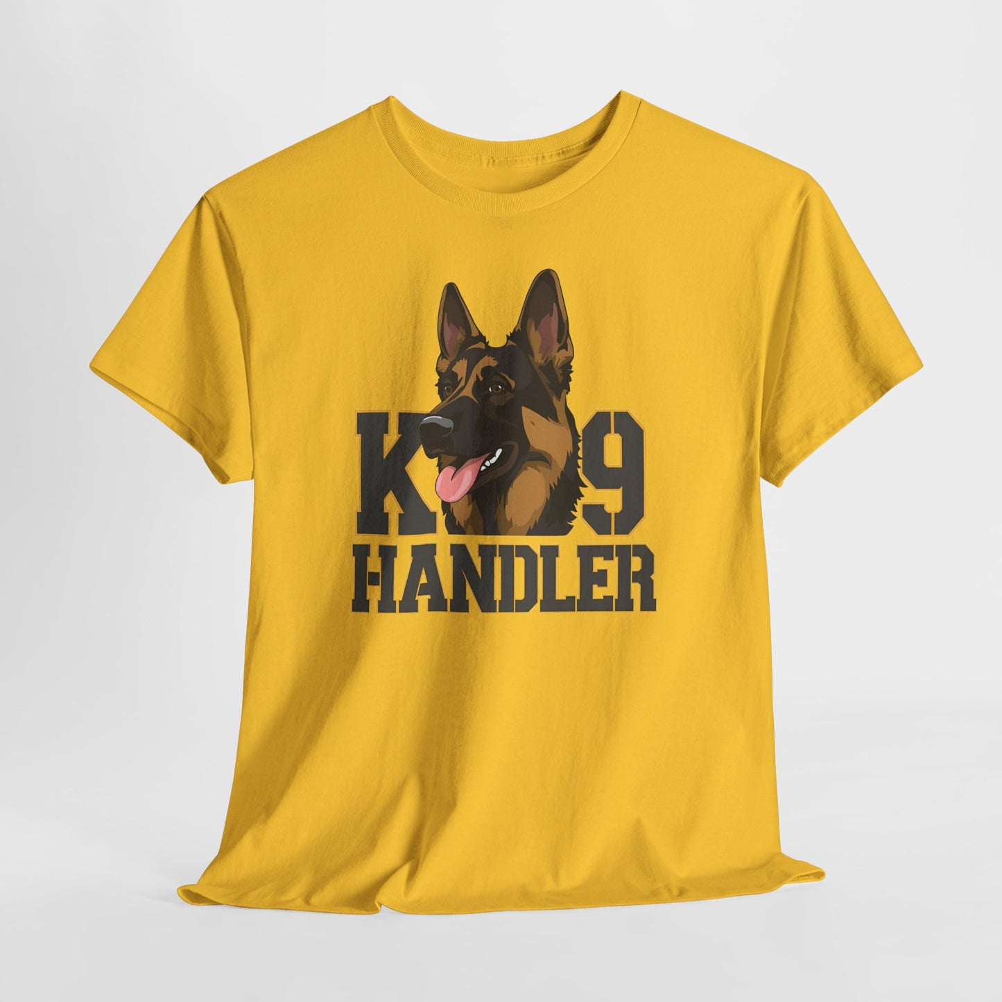 German Shepherd K9 Handler Tee, Perfect for Dog Lovers, Gift for Pet Owners, Unisex Cotton T-Shirt