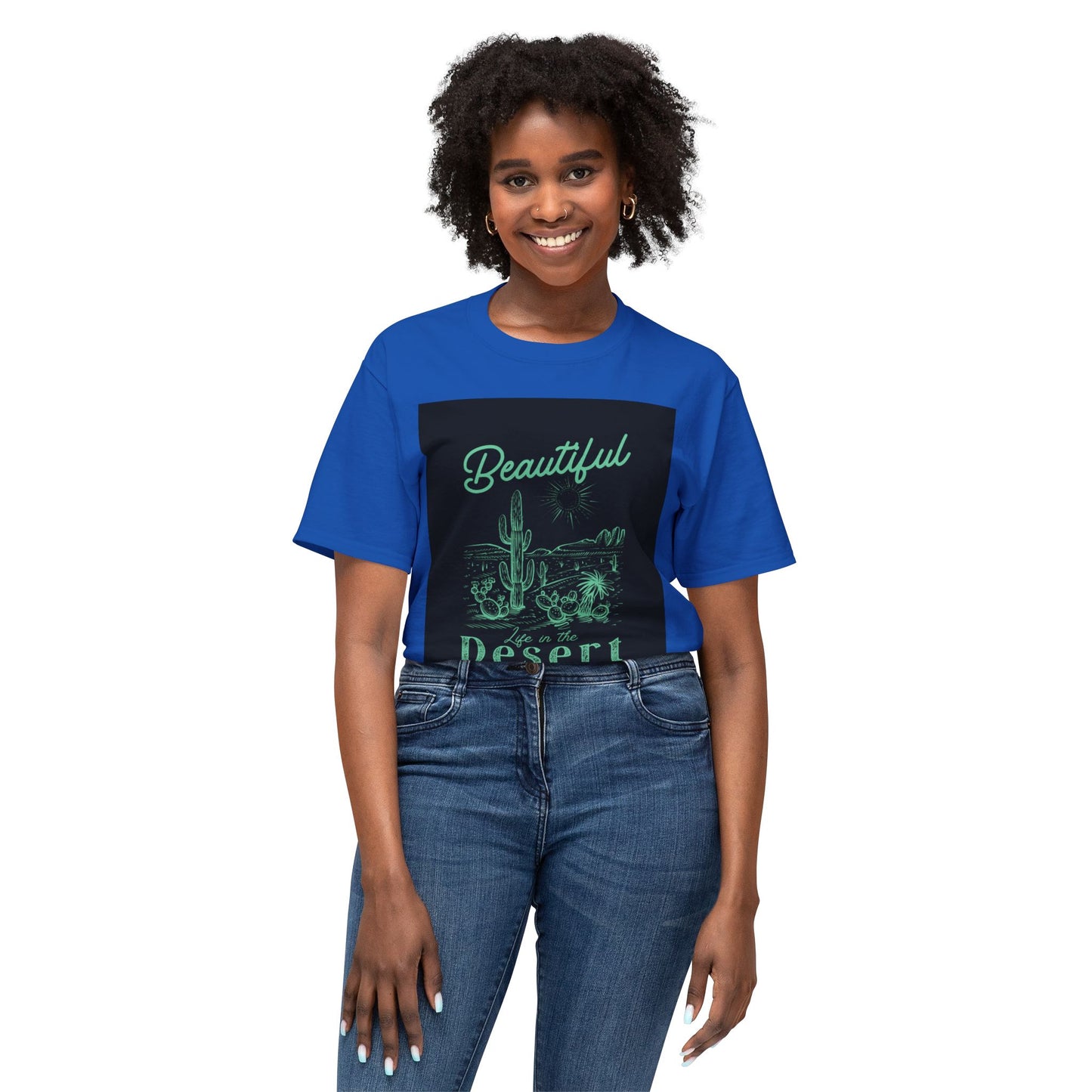 Beautiful Desert Unisex T-Shirt, Nature Lover Tee, Summer Vacation Apparel, Gift for Him/Her, Retro Graphic Shirt