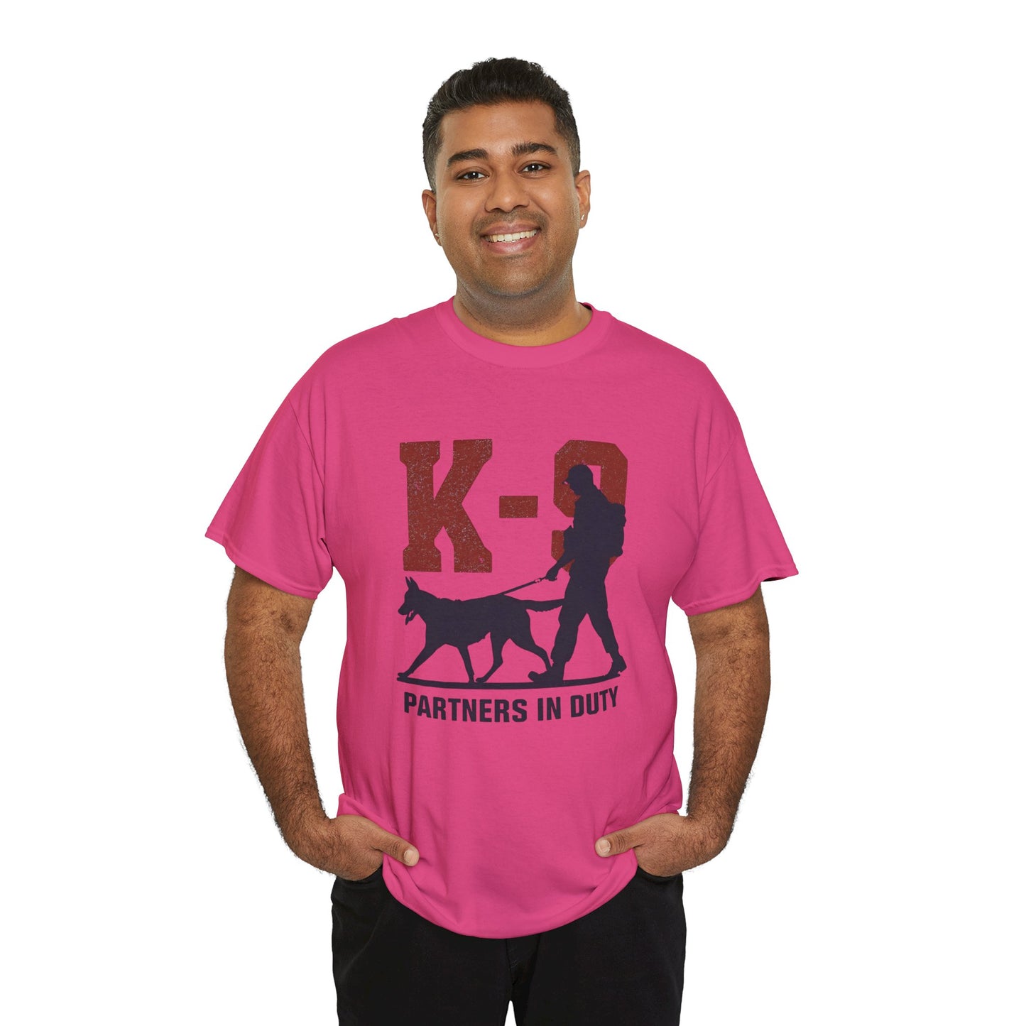 K-9 Partners in Duty Tee, Dog Handler T-Shirt, Dog Lover Tee, Police Dog Apparel, Dog Owner T-Shirt