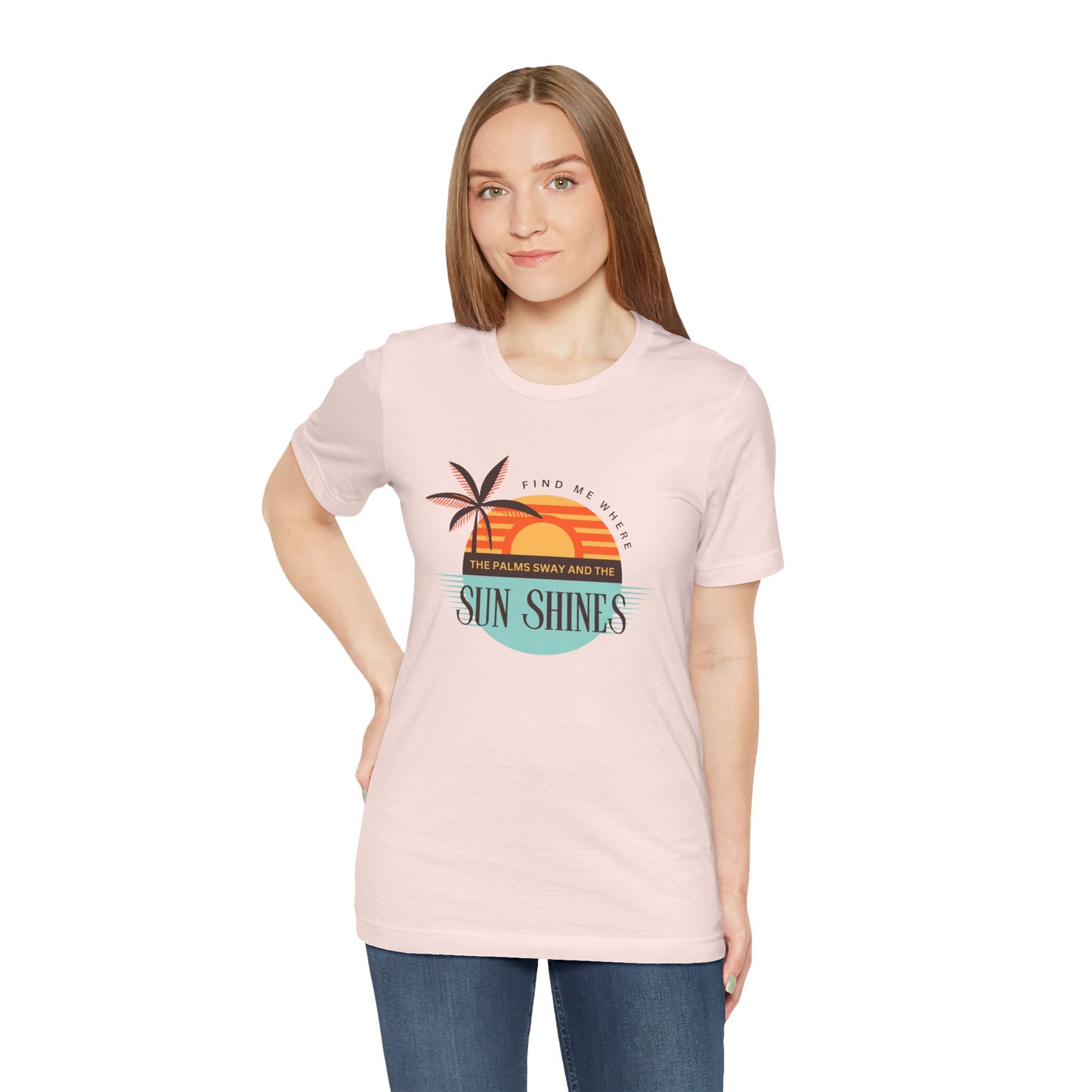 Tropical Vibes Tee - Relaxing Beach Sunset Design for Travelers and Summer Lovers, Perfect Gift for Vacations, Beach Days, and Casual Style
