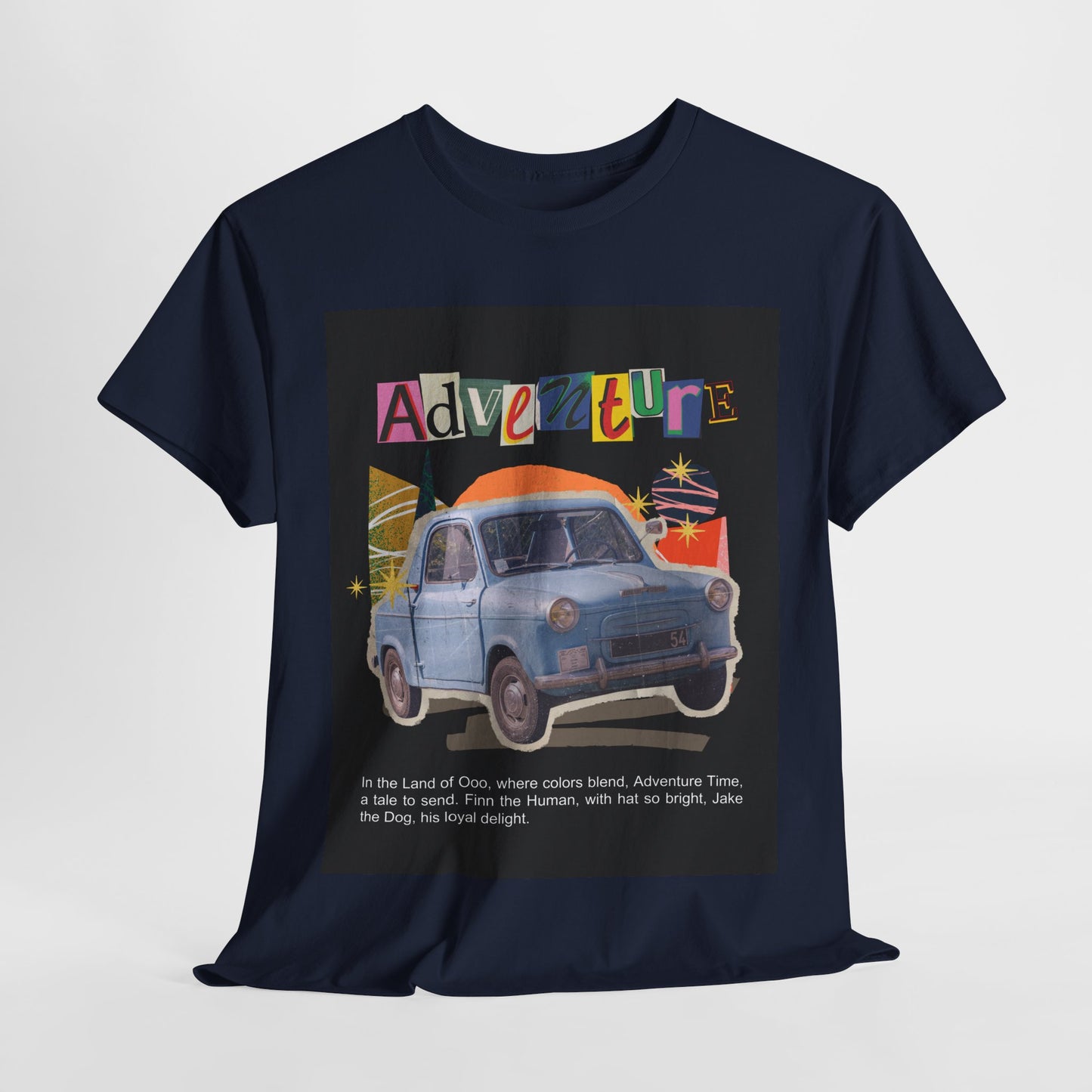Adventure-Themed Unisex Cotton Tee, Retro Car Graphic Tee, Travel T-Shirt, Gift for Adventurers, Vintage Exploration Top