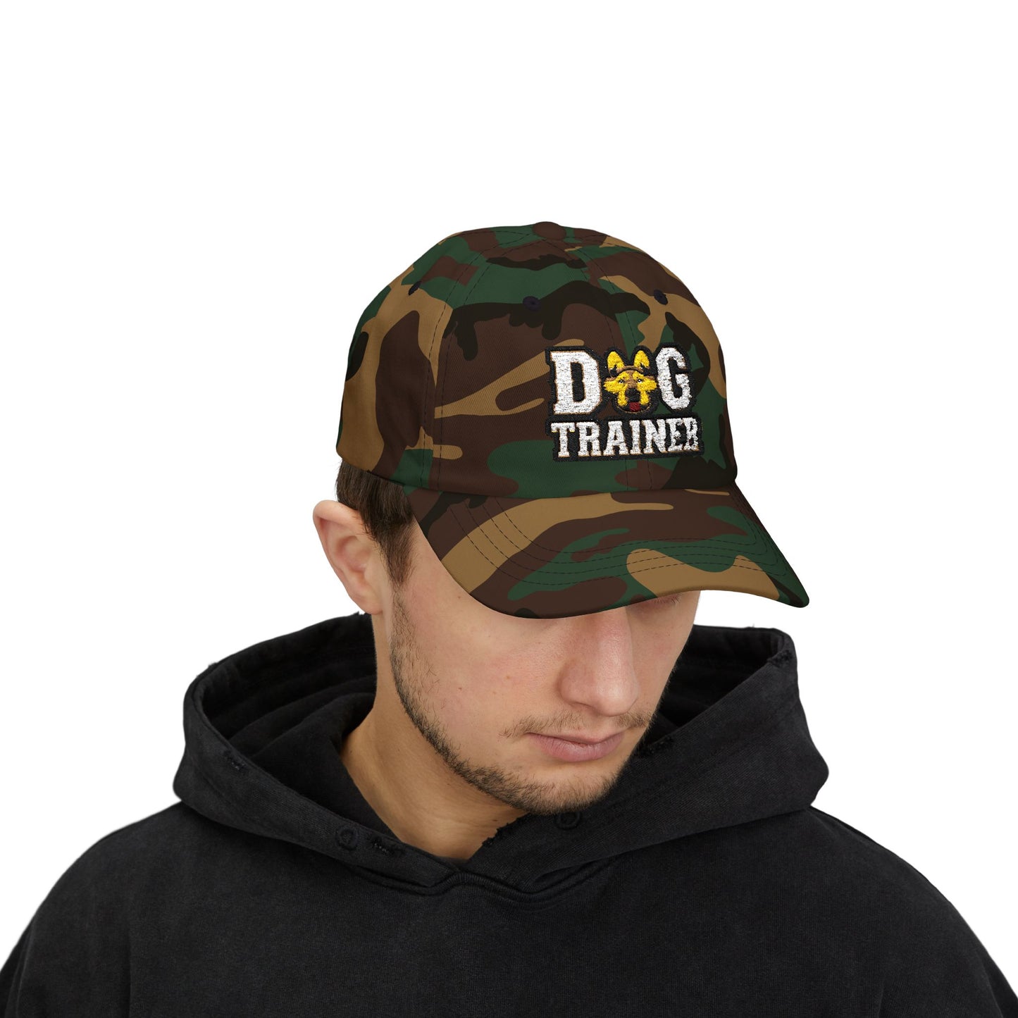 Embroidered Dog Trainer Classic Dad Cap - Perfect Gift for Dog Owners, Casual Hat, Adjustable Baseball Cap