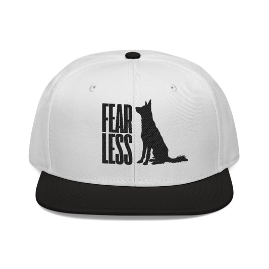 German Shepherd Embroidered Snapback Hat - Fearless