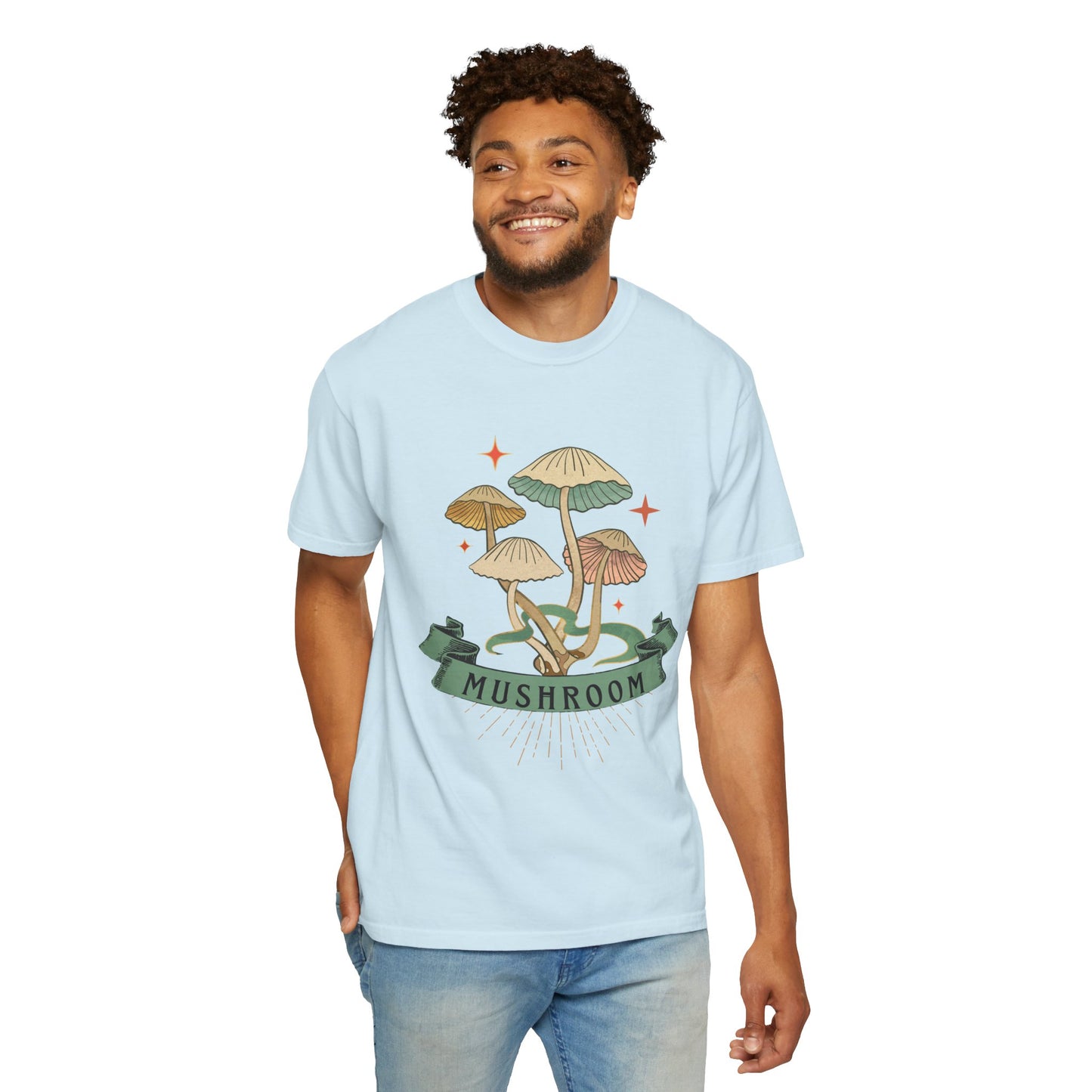 Mushroom Magic T-Shirt, Nature Lover Gift, Unisex Tee, Eco-Friendly Clothing, Summer Style, Festival Outfit