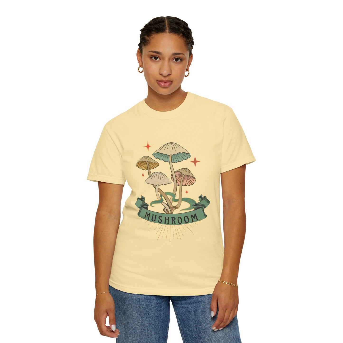 Mushroom Magic T-Shirt, Nature Lover Gift, Unisex Tee, Eco-Friendly Clothing, Summer Style, Festival Outfit