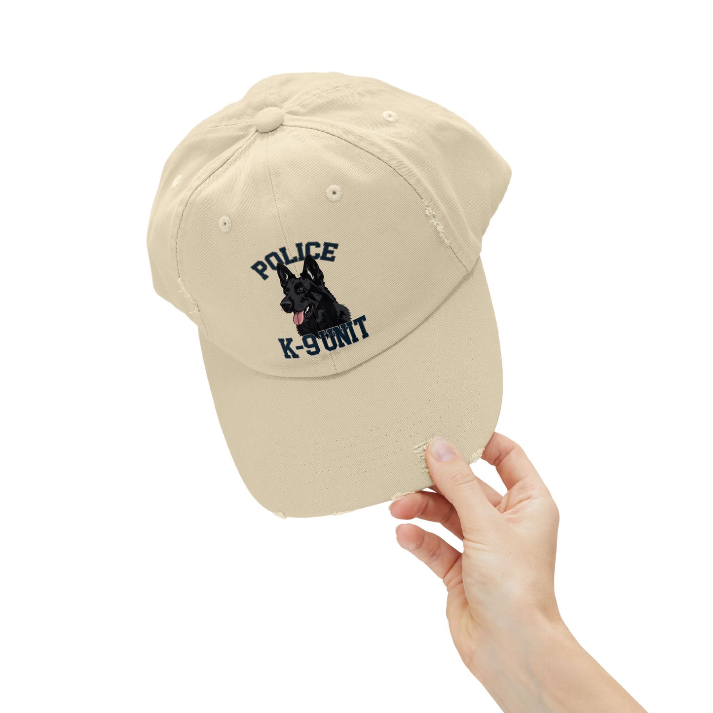 Stylish Police K-9 Unit Cap Featuring German Shepherd, Police Hat for Dog Lovers, Unisex Everyday Wear, Perfect Gift for Law Enforcement, Pet Owners