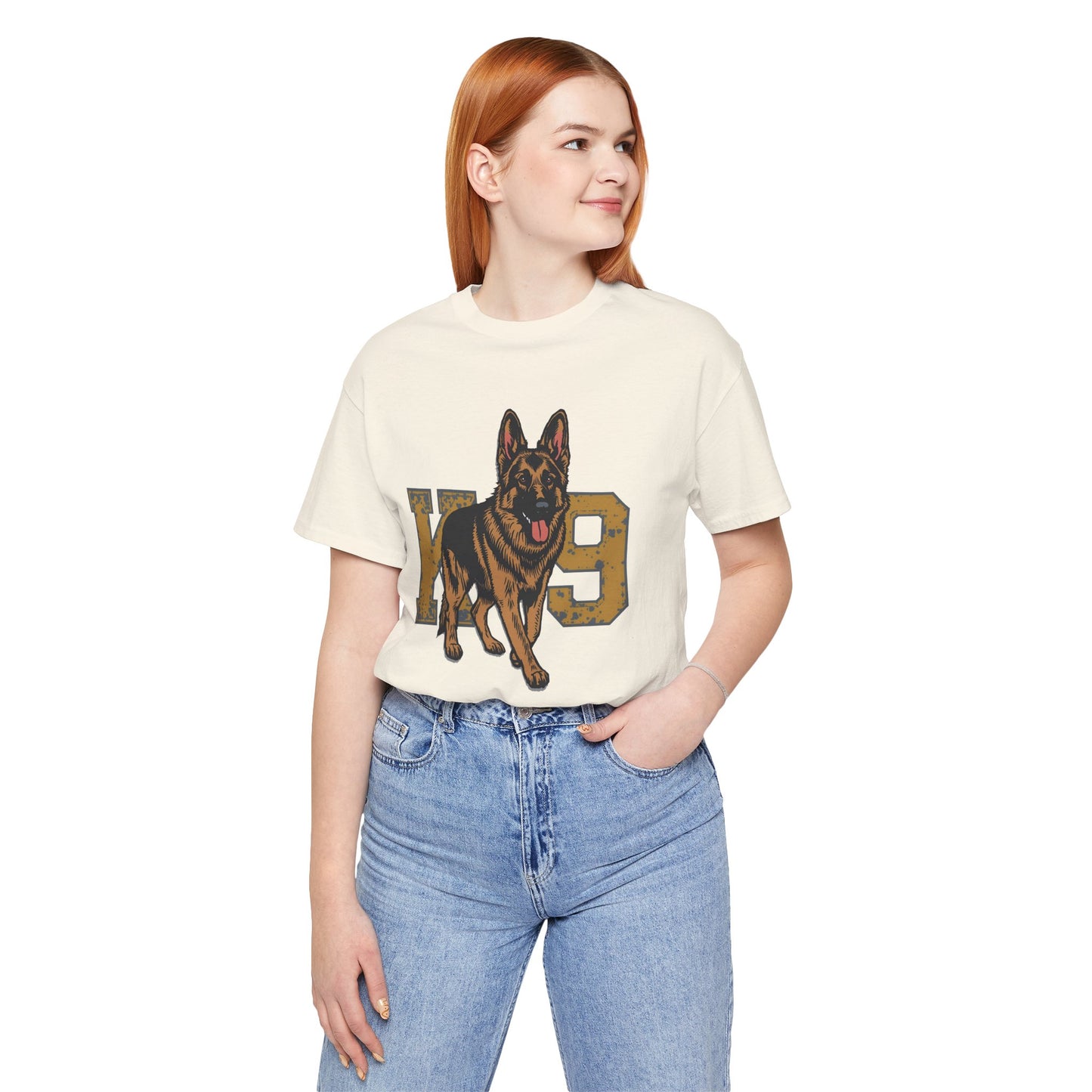 K9 Dog Lover German Shepherd Tee, Pet Owner Gift, Unisex Jersey Shirt