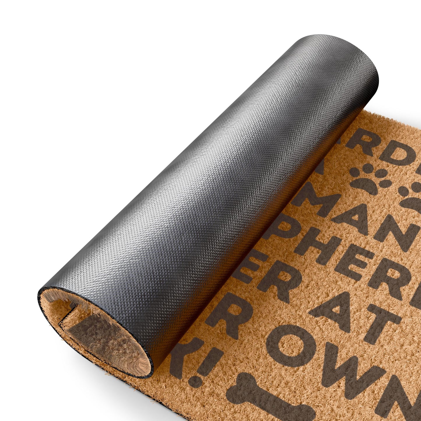 Guarded by a German Shepherd Doormat - Enter at Your Own Risk!