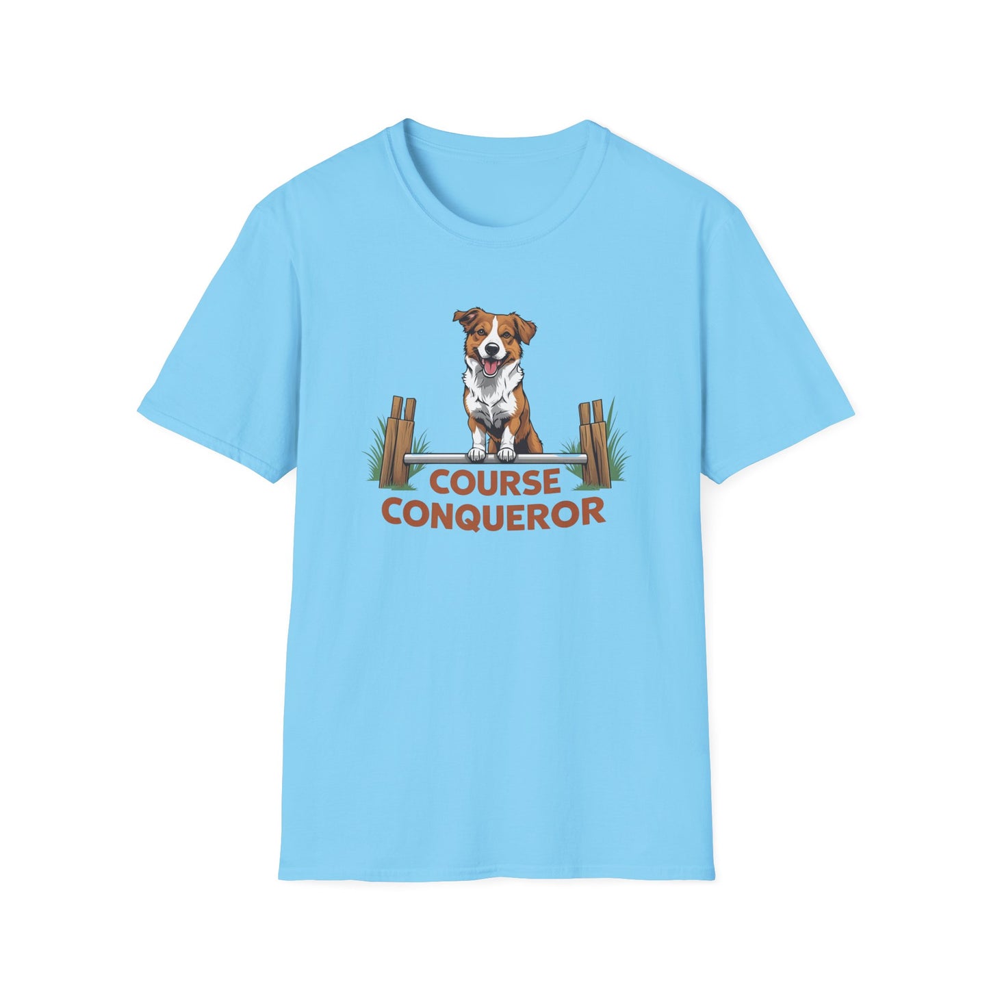 Course Conqueror Dog Training Shirt | Dog Owner Gift, Casual Wear, Funny Pet Apparel, Canine Enthusiast Top