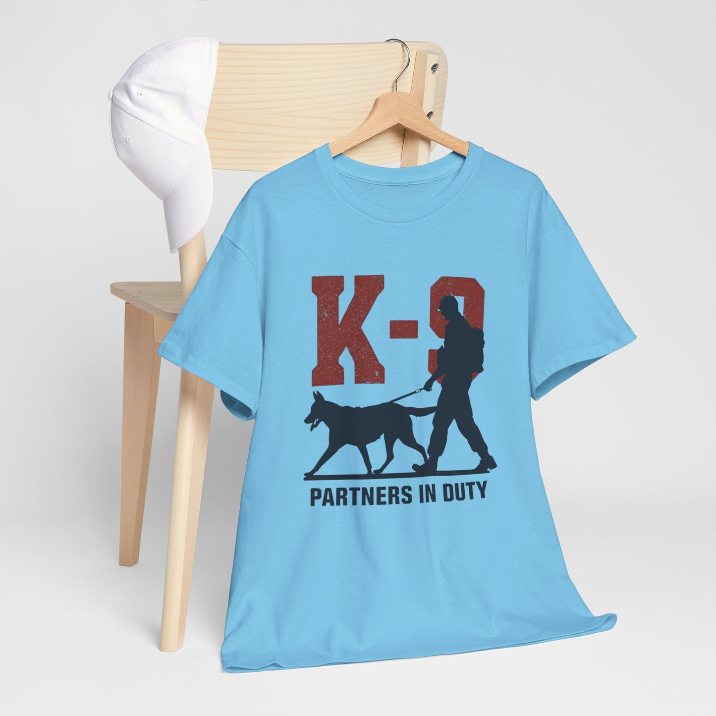 K-9 Partners in Duty Tee, Dog Handler T-Shirt, Dog Lover Tee, Police Dog Apparel, Dog Owner T-Shirt