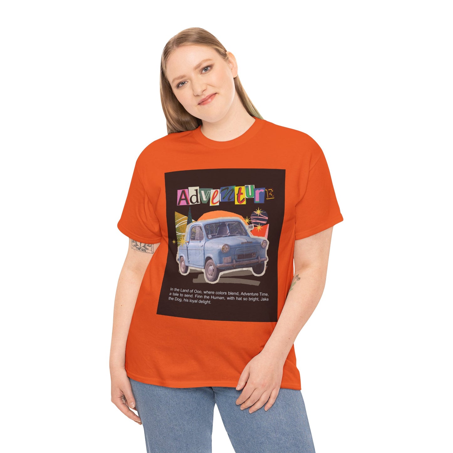 Adventure-Themed Unisex Cotton Tee, Retro Car Graphic Tee, Travel T-Shirt, Gift for Adventurers, Vintage Exploration Top