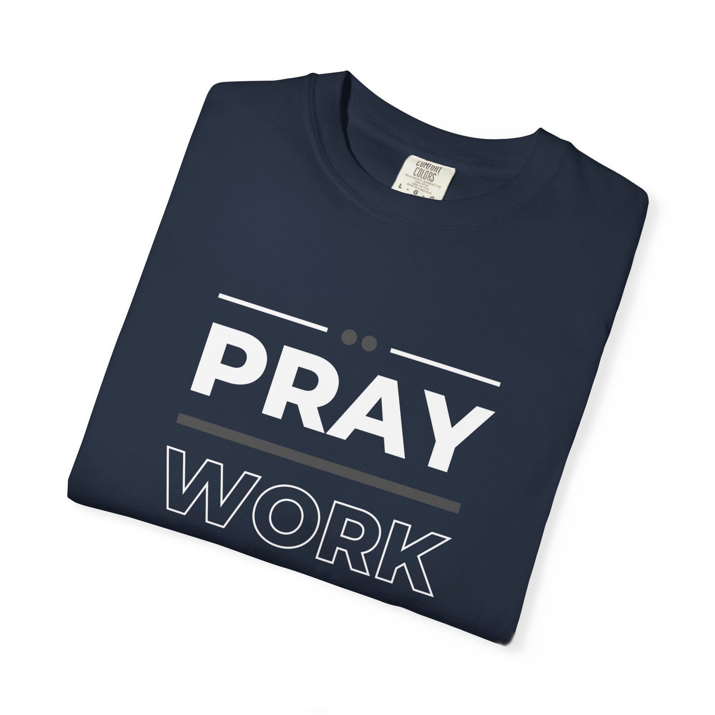 Faith-Inspired Garment-Dyed T-shirt, Inspirational Tee, God Trust Shirt, Religious Apparel, Motivational Gift, Unisex Fashion