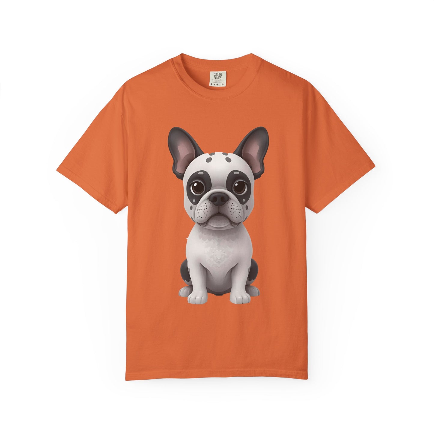 Cute 3D Design French Bulldog Unisex T-shirt, Animal Lover Gift