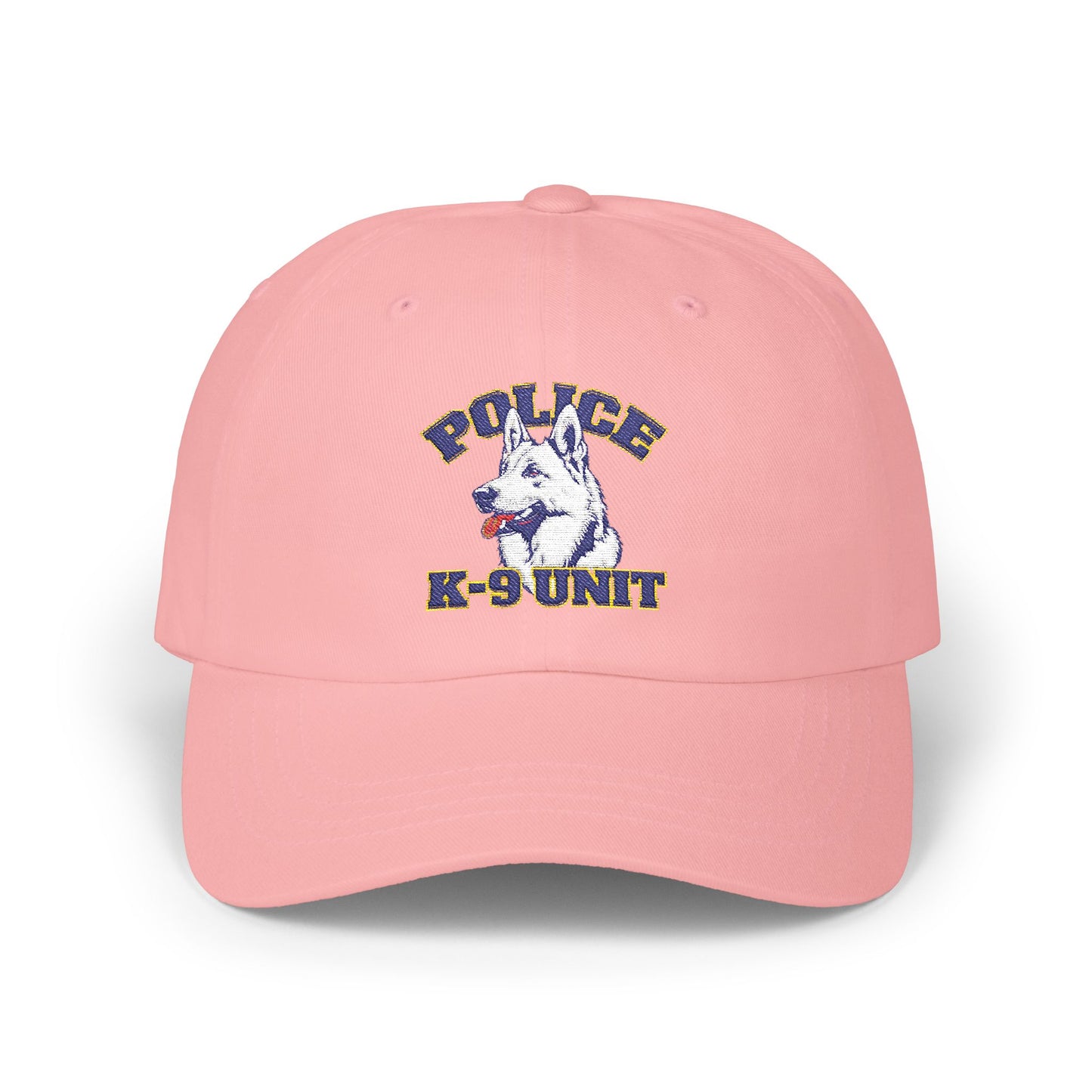 Police K-9 Unit Classic Embroidered Dad Cap, Adjustable Hat for Dog Lovers, Gift for Law Enforcement