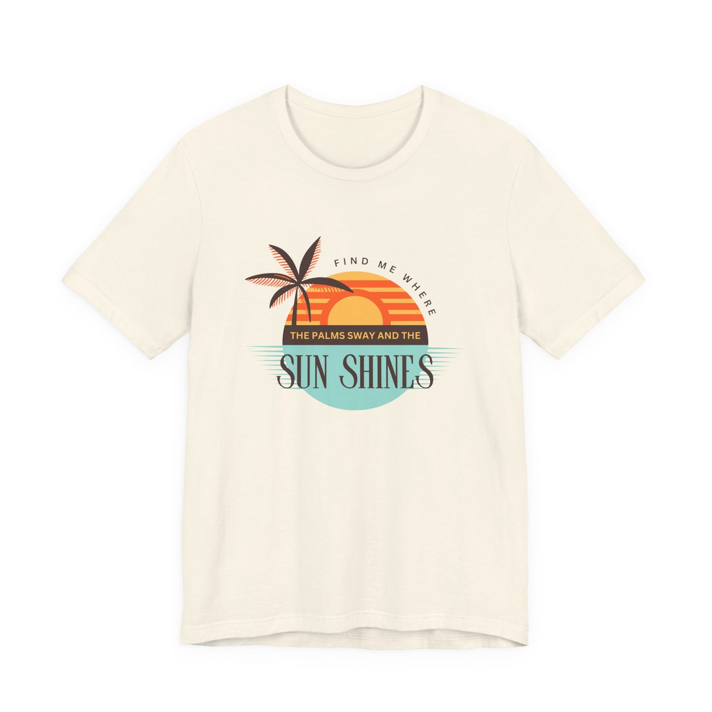 Tropical Vibes Tee - Relaxing Beach Sunset Design for Travelers and Summer Lovers, Perfect Gift for Vacations, Beach Days, and Casual Style