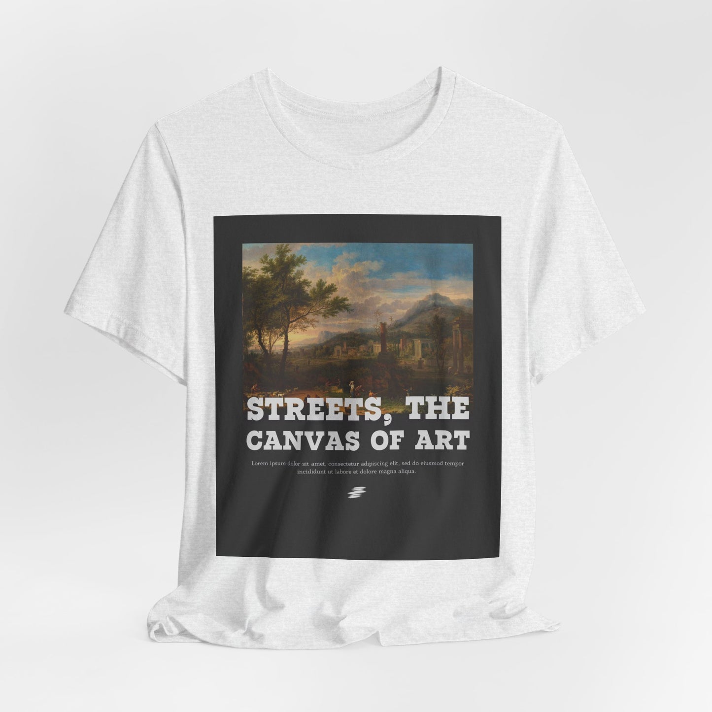 Artistic Graphic Tee - Streets, the Canvas of Art | Unisex Short Sleeve Shirt, Gift for Artists, Art Lovers, Casual Wear, Unique Gifts