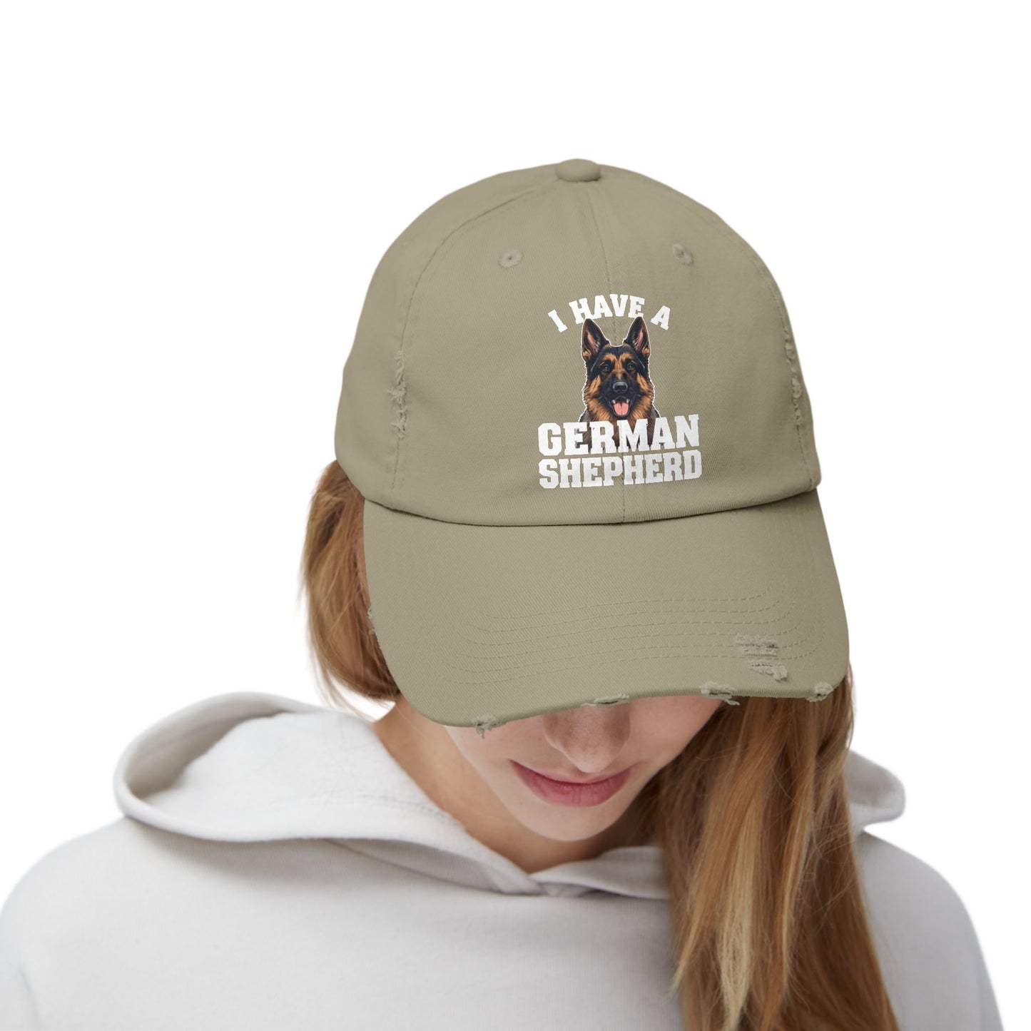 Dog Lover's Distressed Hat - I Have a German Shepherd