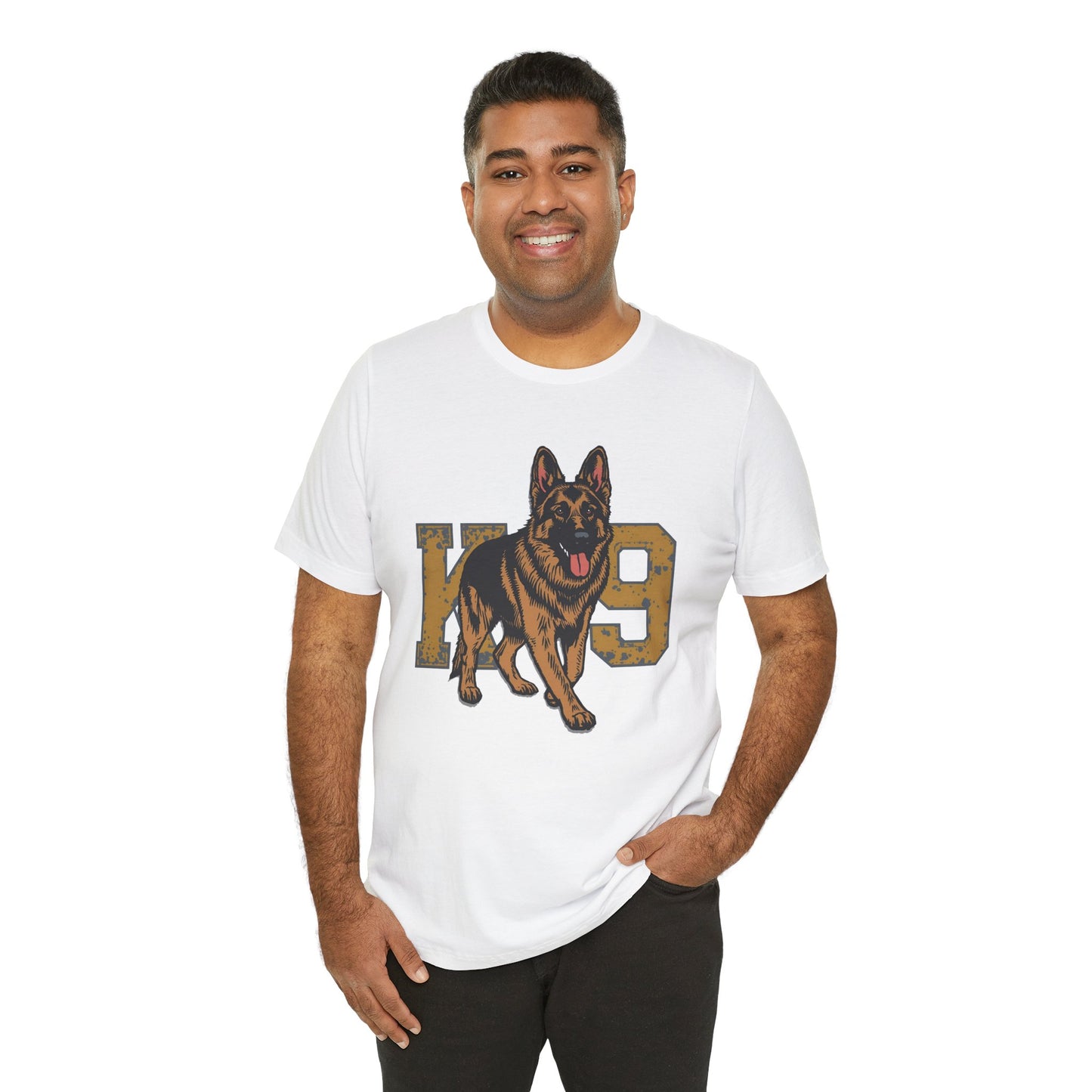K9 Dog Lover German Shepherd Tee, Pet Owner Gift, Unisex Jersey Shirt