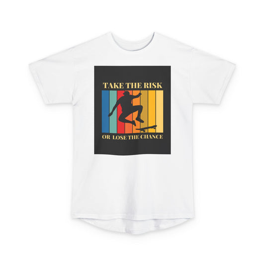 Take the Risk Urban Tee - Inspirational Skate T-Shirt, Street Style Shirt, Unisex Graphic Tee, Gift for Skaters, Casual Everyday Wear