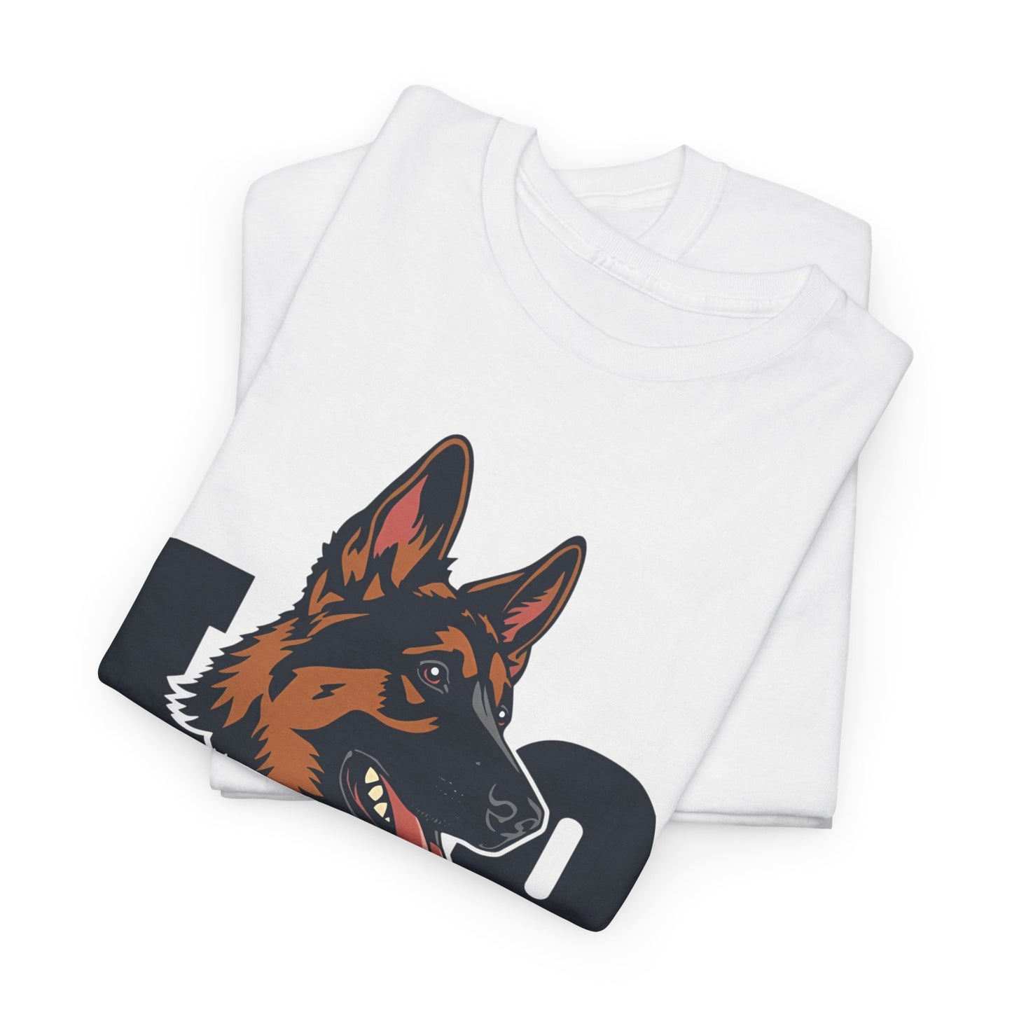 German Shepherd K9 Lover Unisex Heavy Cotton Tee | Dog Owner Gift, Dog Lover Apparel