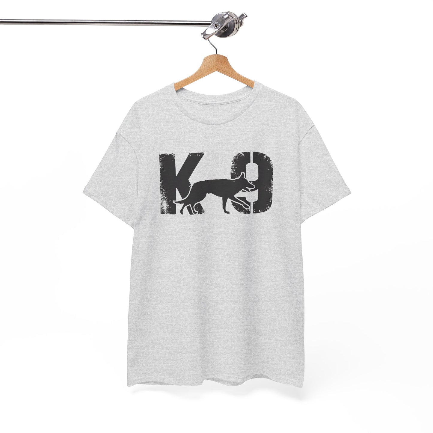 K-9 Dog Lover's Unisex Heavy Cotton Tee | T-Shirt for K-9 Handler | Dog Between K and 9 Design