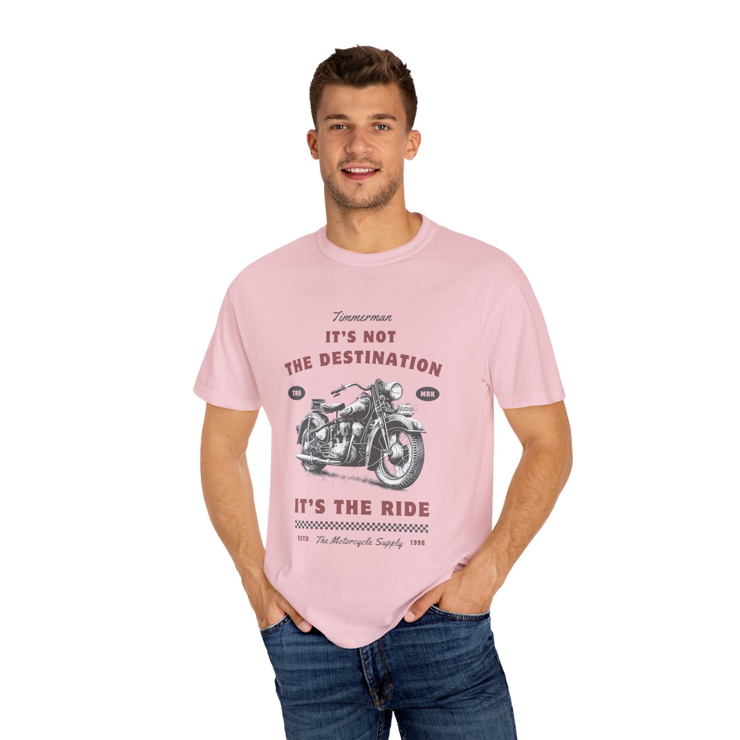 Vintage Motorcycle Ride T-Shirt - It's Not The Destination It's The Ride, Gift for Bikers, Adventure Clothing, Road Trip Outfit