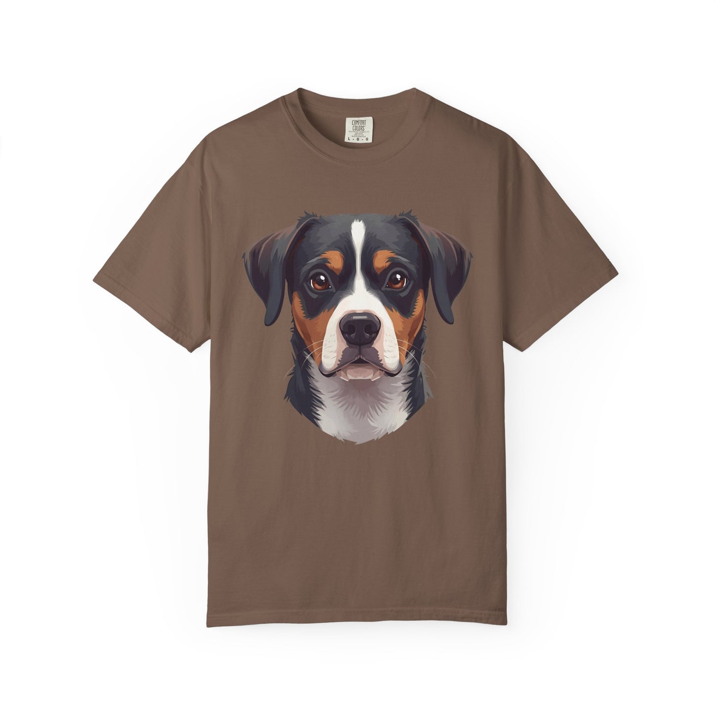 Unisex Tricolor Dog's 3D Design T-Shirt, Gift for Dog Owners, Animal Lover Apparel