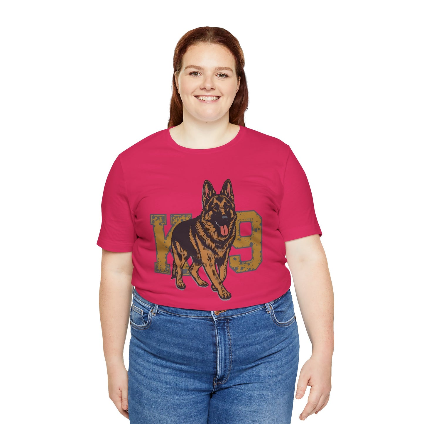 K9 Dog Lover German Shepherd Tee, Pet Owner Gift, Unisex Jersey Shirt