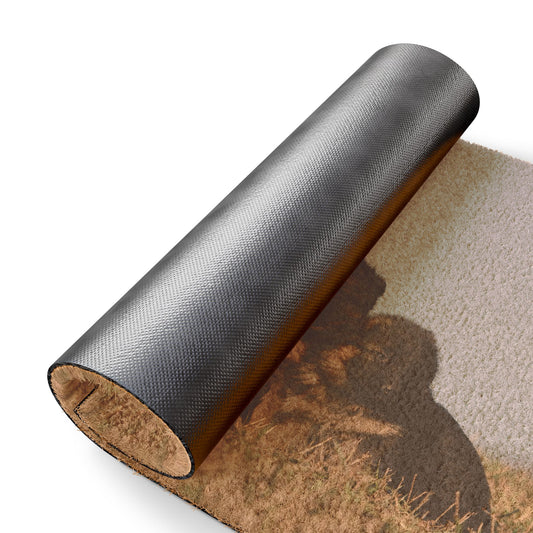Personalized Dog Family Doormat - German Shepherd and Two Puppies Resting on Vast Field