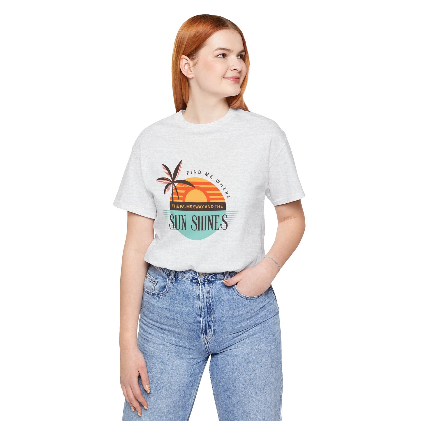 Tropical Vibes Tee - Relaxing Beach Sunset Design for Travelers and Summer Lovers, Perfect Gift for Vacations, Beach Days, and Casual Style