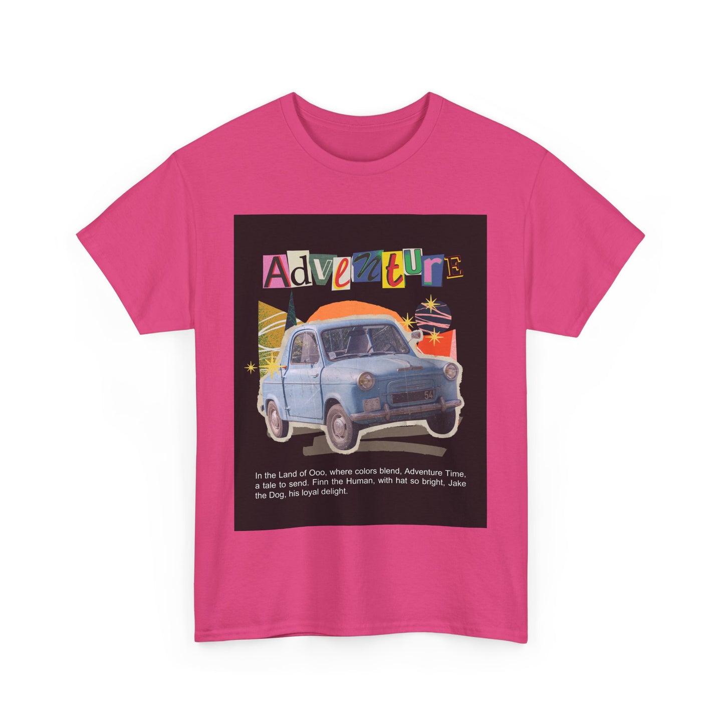 Adventure-Themed Unisex Cotton Tee, Retro Car Graphic Tee, Travel T-Shirt, Gift for Adventurers, Vintage Exploration Top
