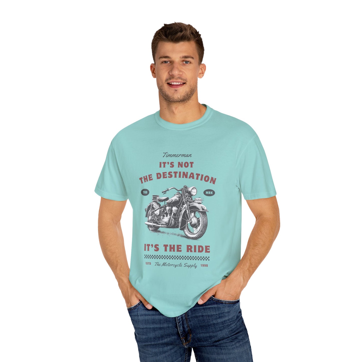 Vintage Motorcycle Ride T-Shirt - It's Not The Destination It's The Ride, Gift for Bikers, Adventure Clothing, Road Trip Outfit