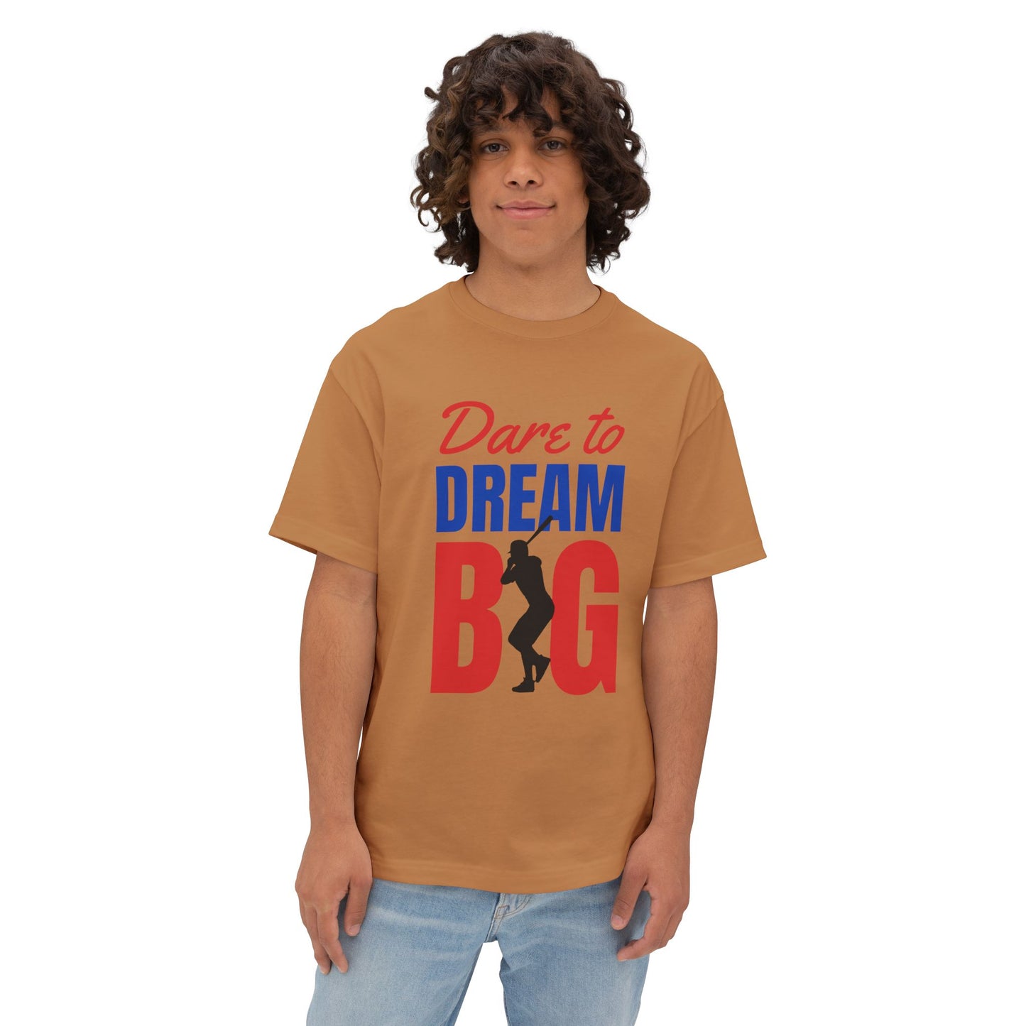 Dream Big Unisex Oversized Tee | Motivational Shirt for Dreamers, Casual Wear, Gift for Graduates, Positive Vibes, Inspirational Clothing