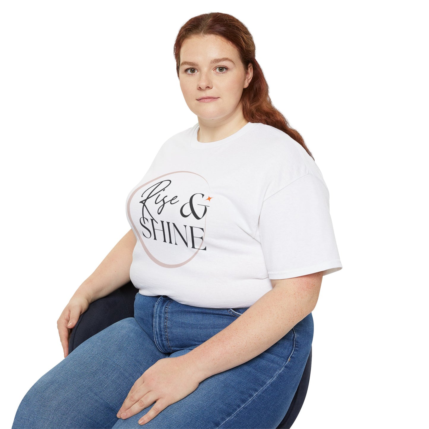 Rise & Shine Unisex Ultra Cotton Tee, Motivational Tee, Inspirational Shirt, Gift for Her, Positive Quote T-Shirt, Summer Fashion