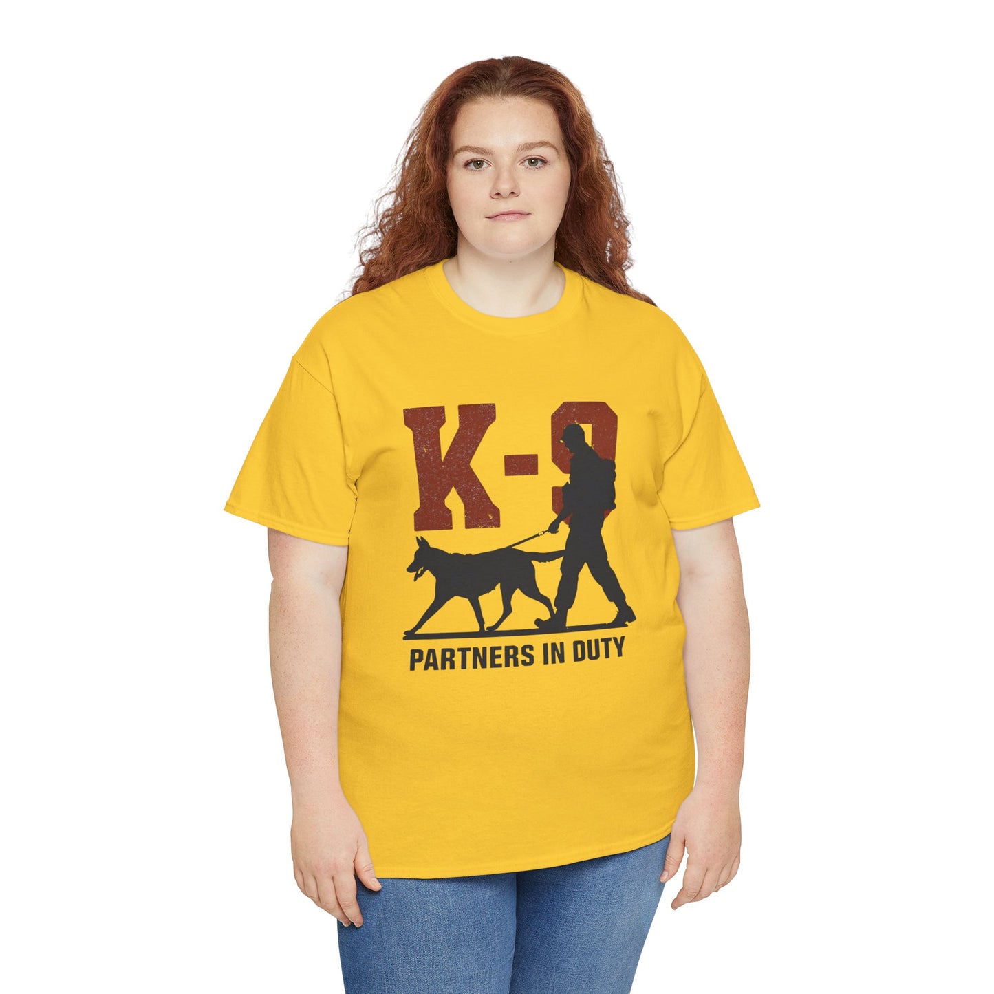 K-9 Partners in Duty Tee, Dog Handler T-Shirt, Dog Lover Tee, Police Dog Apparel, Dog Owner T-Shirt