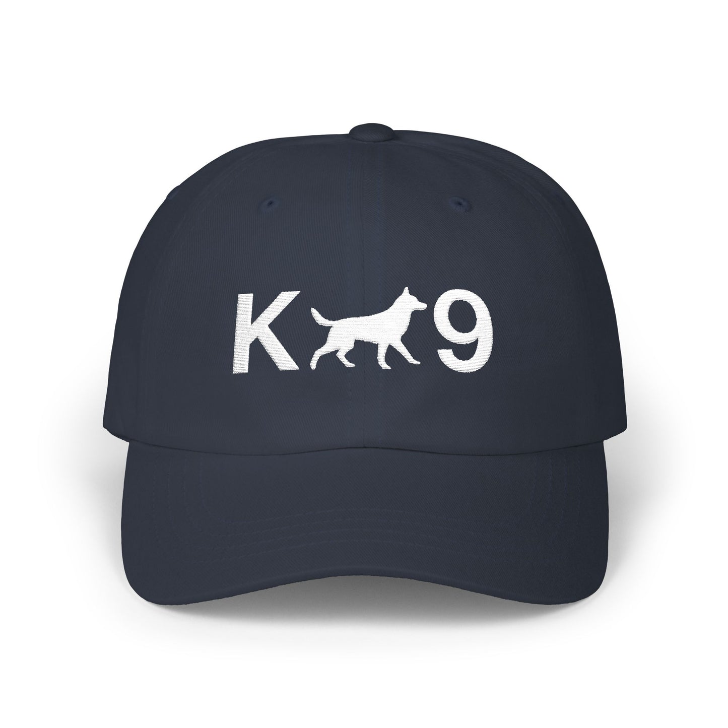 K9 Classic Embroidered Dad Cap, German Shepherd Hat, Unisex Adjustable Cap