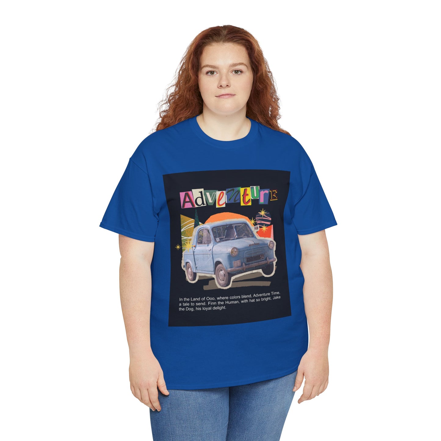 Adventure-Themed Unisex Cotton Tee, Retro Car Graphic Tee, Travel T-Shirt, Gift for Adventurers, Vintage Exploration Top