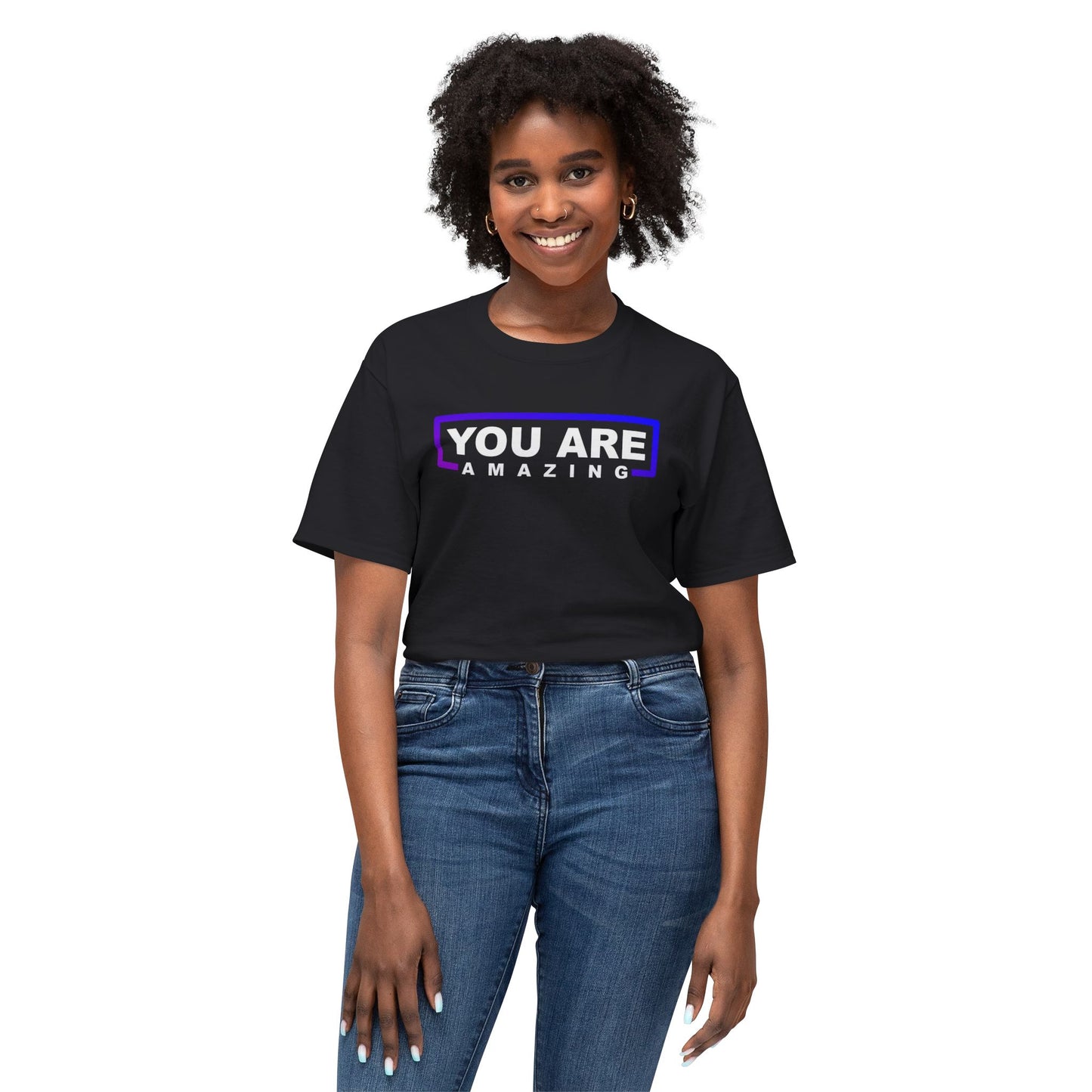 You Are Amazing Inspirational Quote T-Shirt, Motivational Gift, Casual Wear, Affirmation Apparel, Birthday Gift, Positive Vibes Clothing