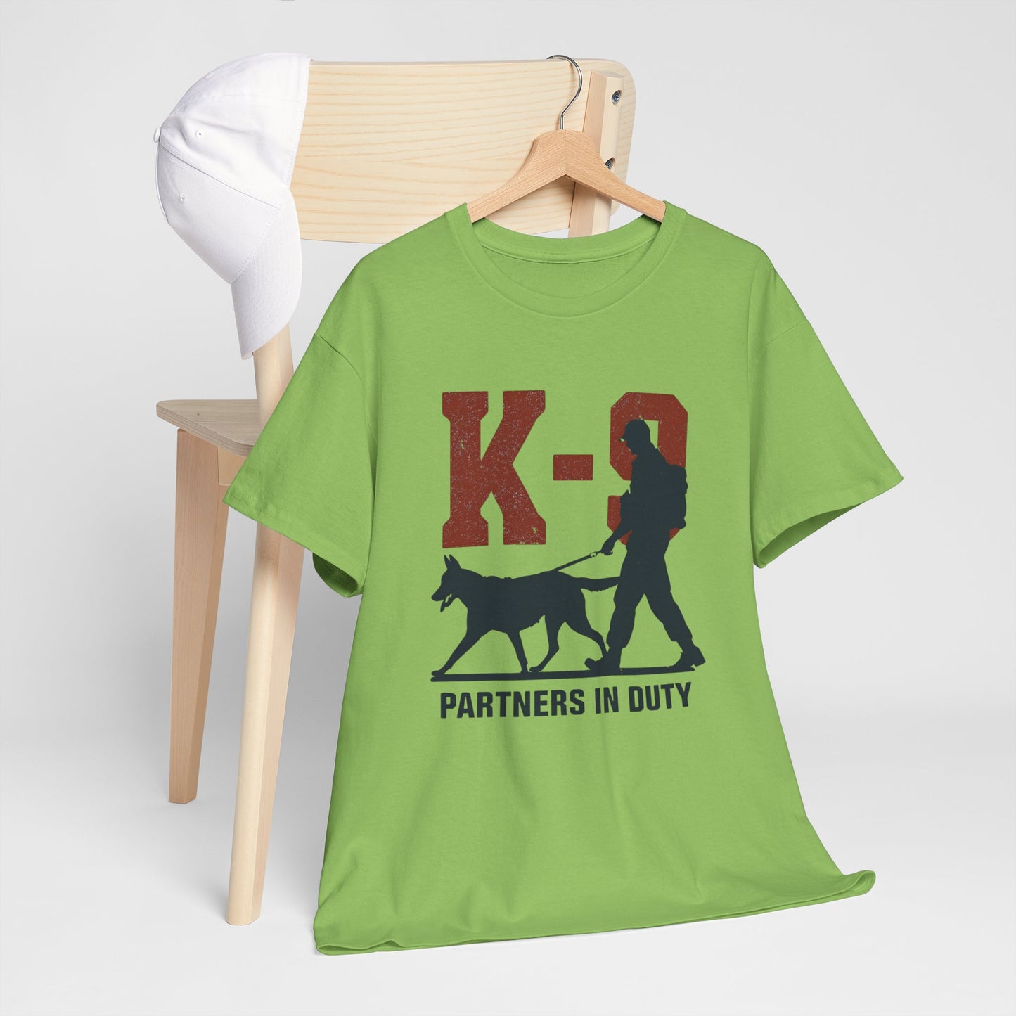 K-9 Partners in Duty Tee, Dog Handler T-Shirt, Dog Lover Tee, Police Dog Apparel, Dog Owner T-Shirt