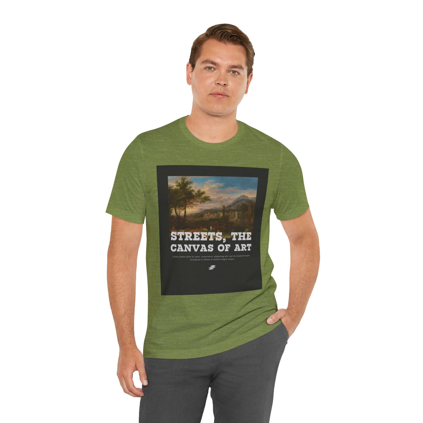 Artistic Graphic Tee - Streets, the Canvas of Art | Unisex Short Sleeve Shirt, Gift for Artists, Art Lovers, Casual Wear, Unique Gifts