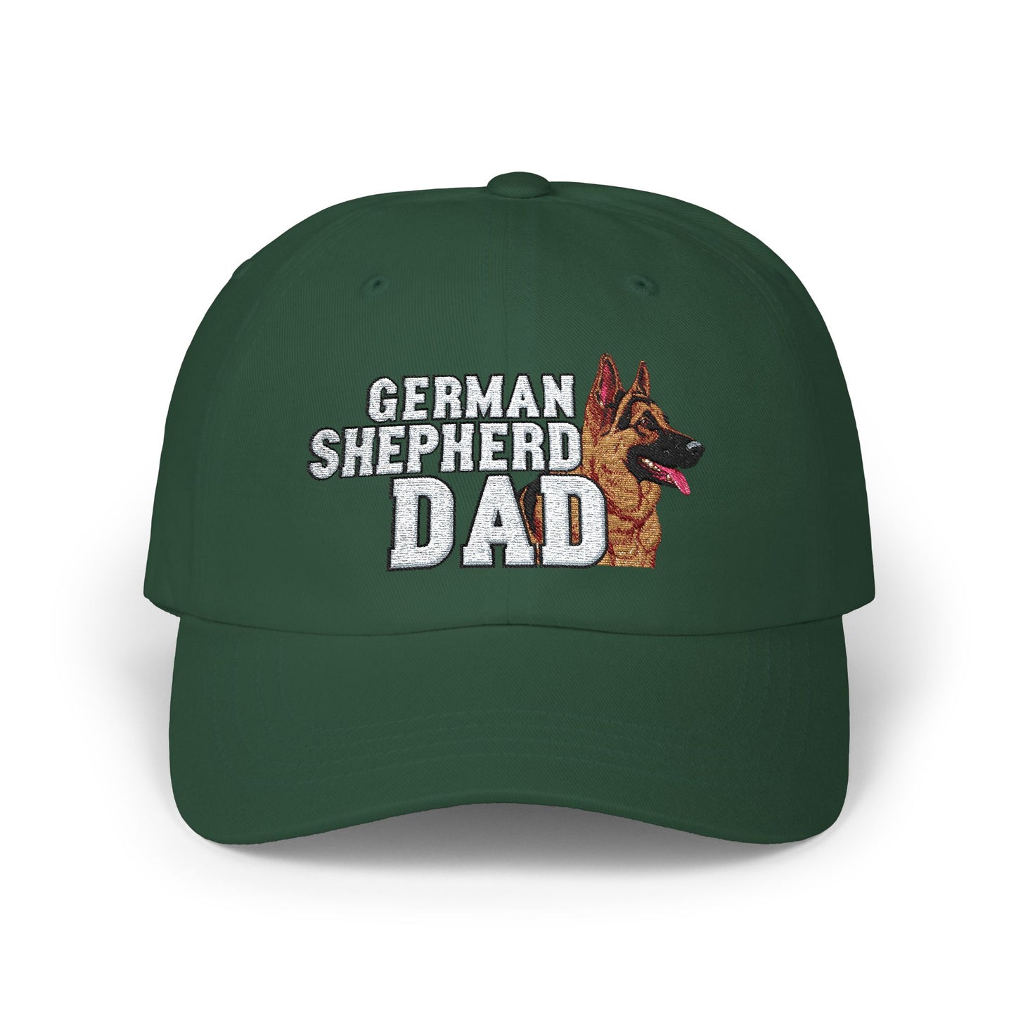 German Shepherd Embroidered Dad Cap - Classic Dad Hat for Dog Lovers
