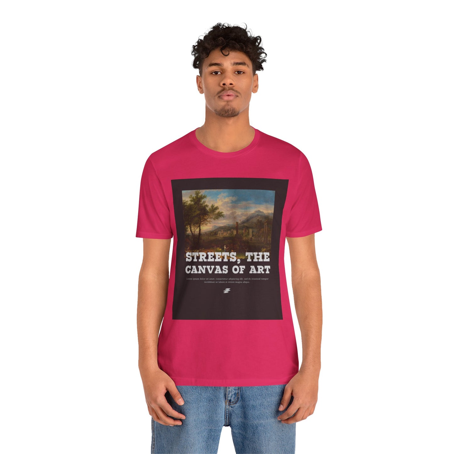 Artistic Graphic Tee - Streets, the Canvas of Art | Unisex Short Sleeve Shirt, Gift for Artists, Art Lovers, Casual Wear, Unique Gifts