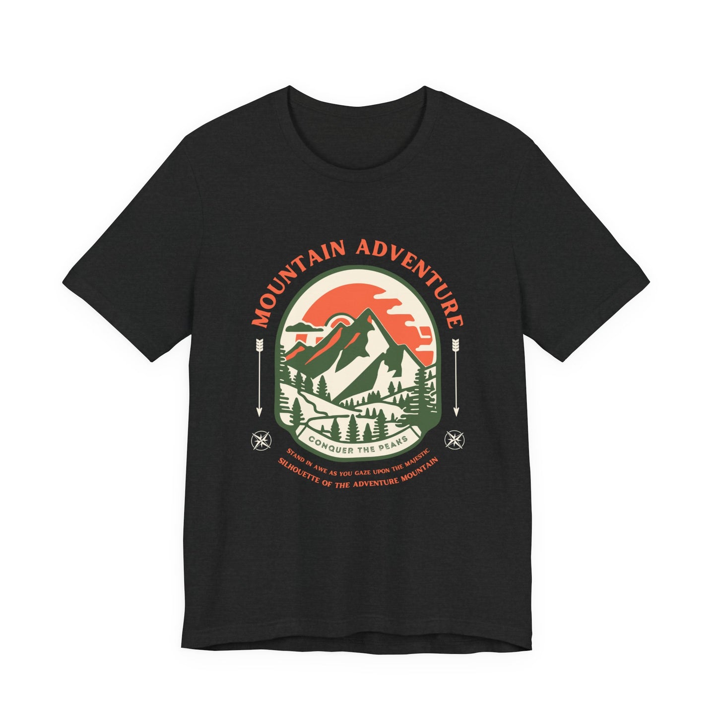 Mountain Adventure Unisex Tee, Outdoor Shirt, Camping Apparel, Hiking Gift, Nature Lover T-Shirt, Adventurer's Top