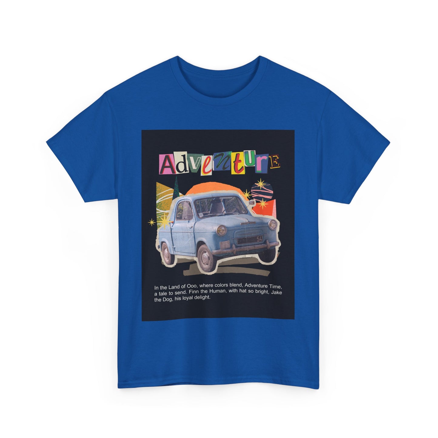 Adventure-Themed Unisex Cotton Tee, Retro Car Graphic Tee, Travel T-Shirt, Gift for Adventurers, Vintage Exploration Top