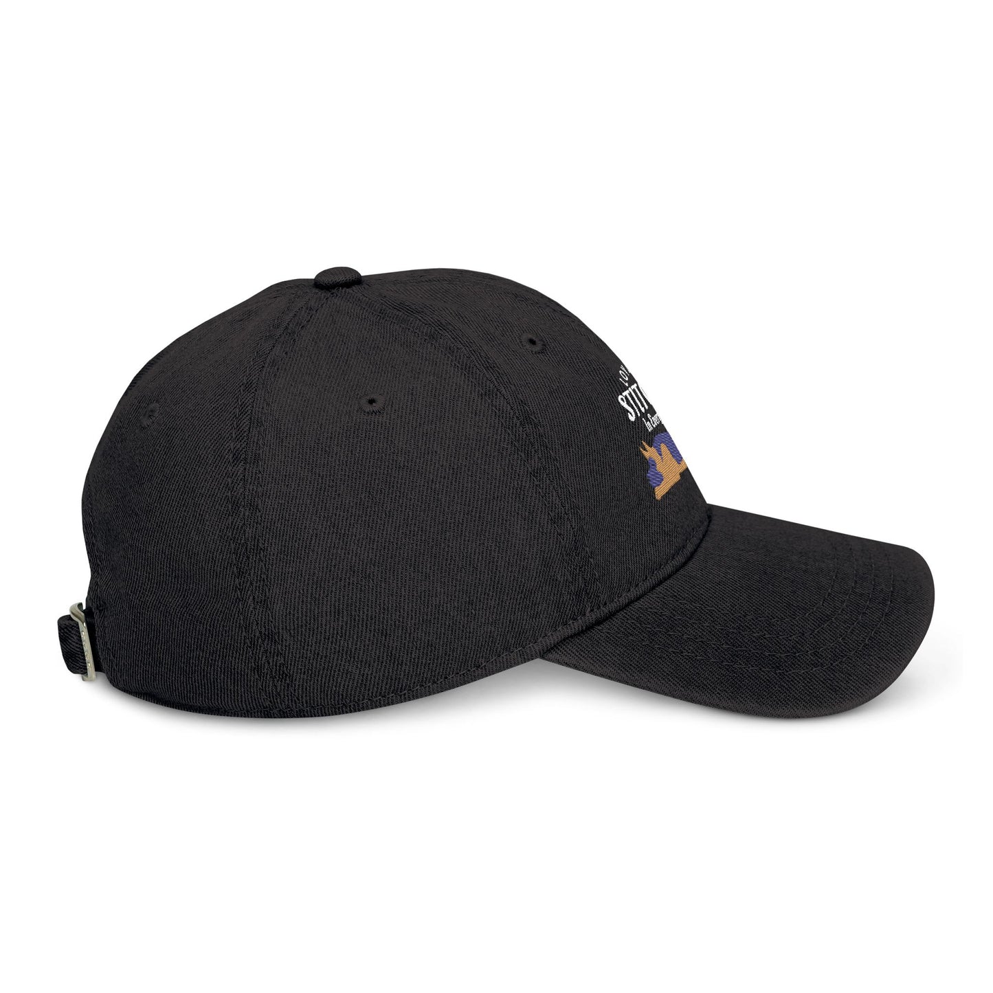 German Shepherd Embroidered Denim Hat - Loyalty Stitched in Every Thread