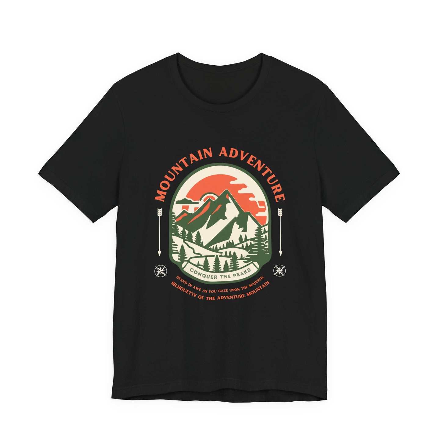 Mountain Adventure Unisex Tee, Outdoor Shirt, Camping Apparel, Hiking Gift, Nature Lover T-Shirt, Adventurer's Top