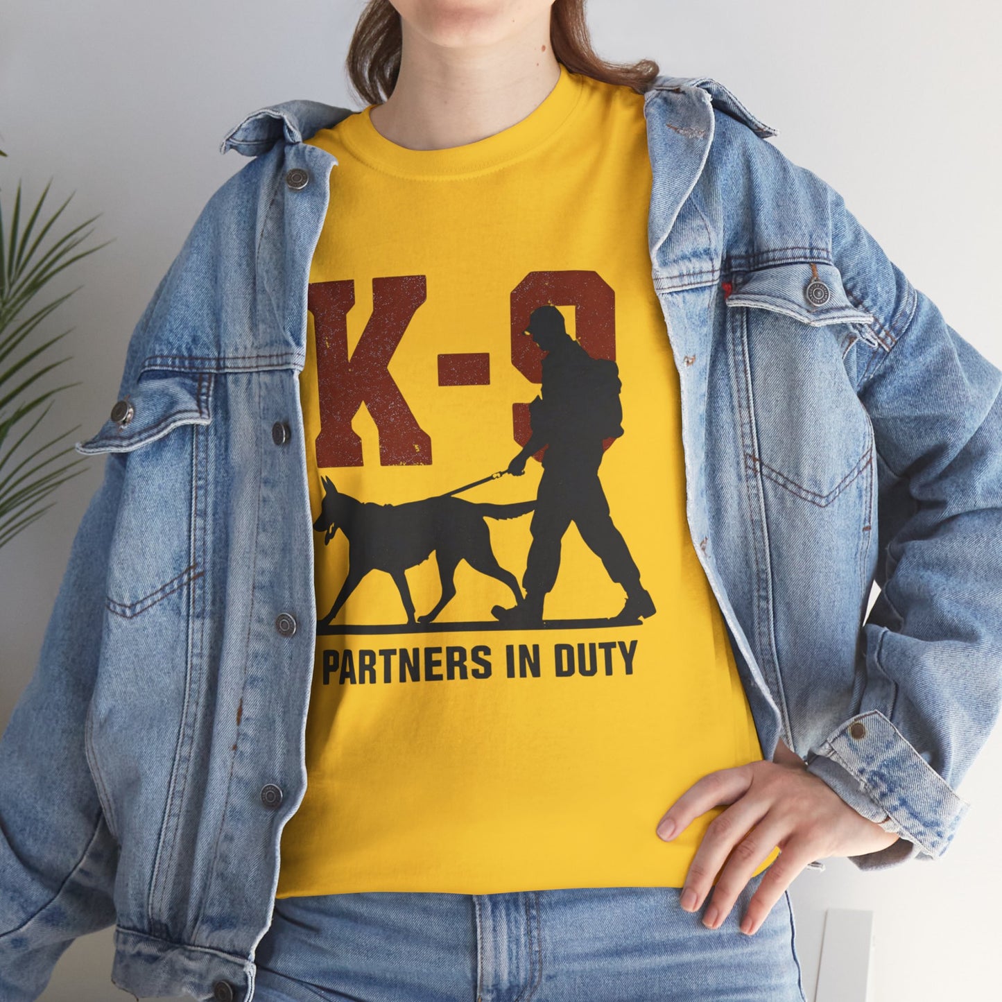 K-9 Partners in Duty Tee, Dog Handler T-Shirt, Dog Lover Tee, Police Dog Apparel, Dog Owner T-Shirt